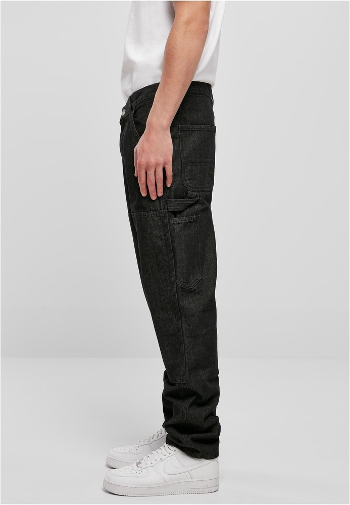 UrbanClassicsHoseDoubleKneeJeansRealblackWashed-30