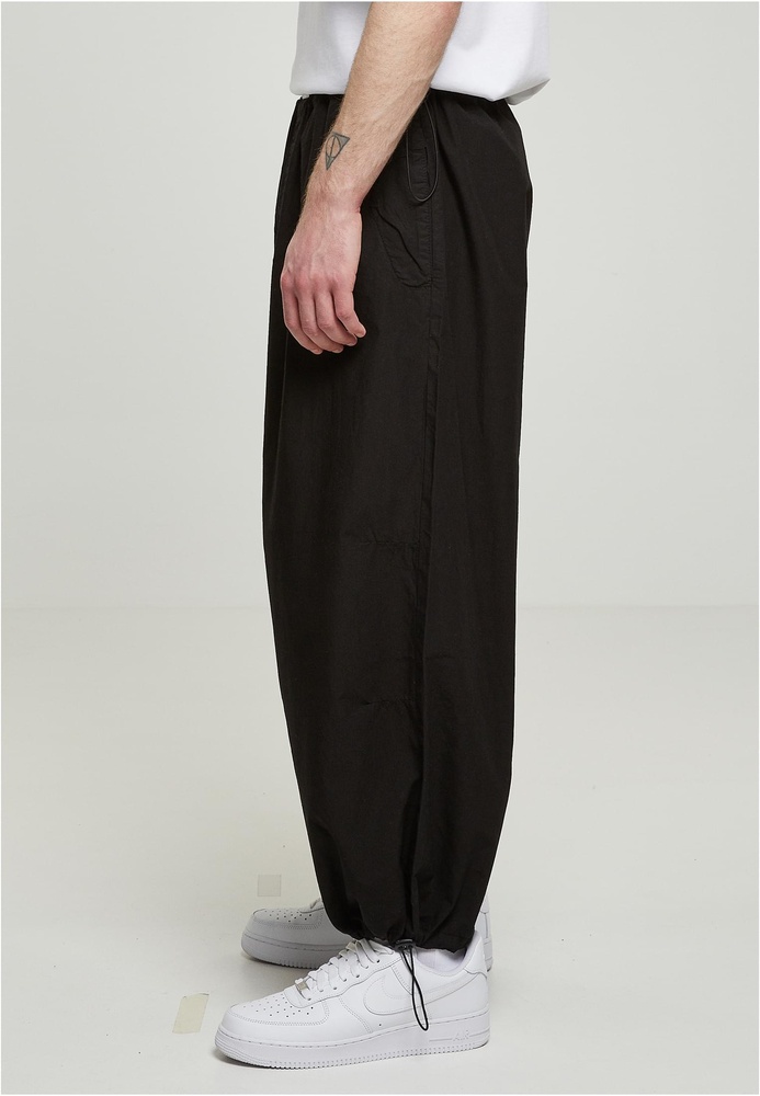 UrbanClassicsPoplineParachutePantsTB6392Black-L