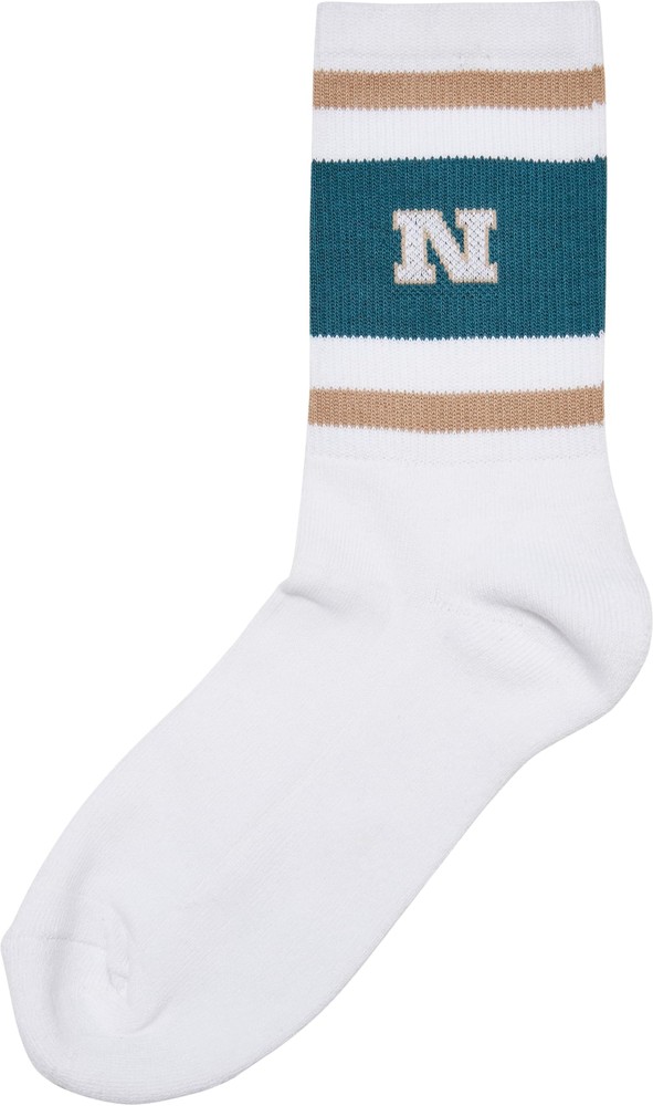 UrbanClassicsSockenCollegeTeamSocksUnionbeigeBottlegreenWhite-43-46