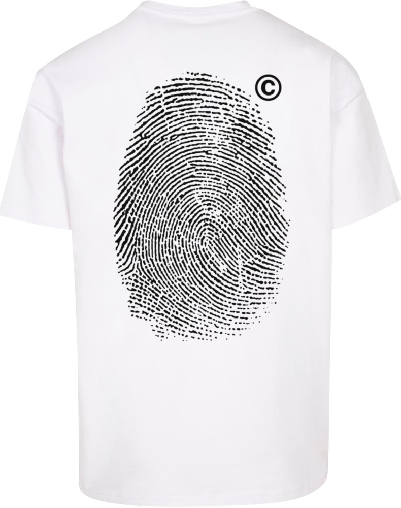 MTUpscaleT-ShirtFingerprintOversizeTeeWhite-3XL