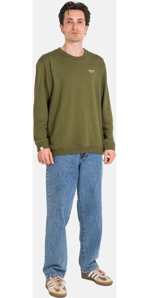 ReellPulloverStapleTerryCrewneck1304-024-15-126BrackenGreen-S