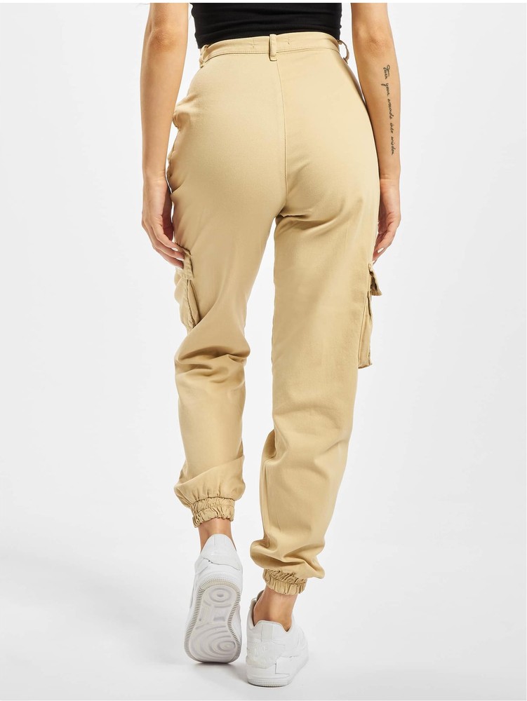 DEFHoseAyaCargopantsBeige