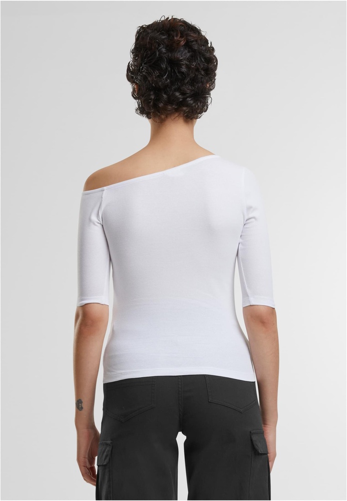 UrbanClassicsDamenLadiesOrganicAsymmetricRibTee2-PackTB7096A
