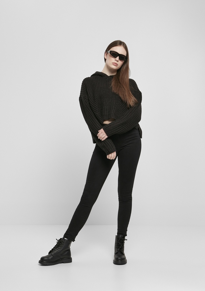 UrbanClassicsDamenHoodieLadiesOversizedHoodySweaterBlack