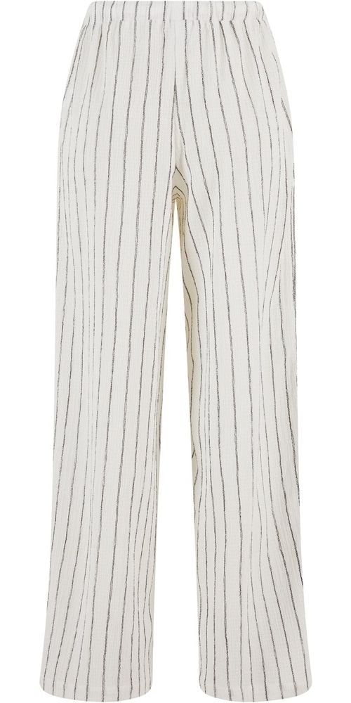 UrbanClassicsDamenLadiesStructuredStripedRelaxedFitPantsTB7472