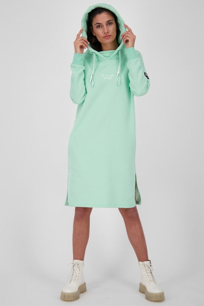 AlifeKickinDamenSweatkleidHelenaAKSweatdressAqua-S