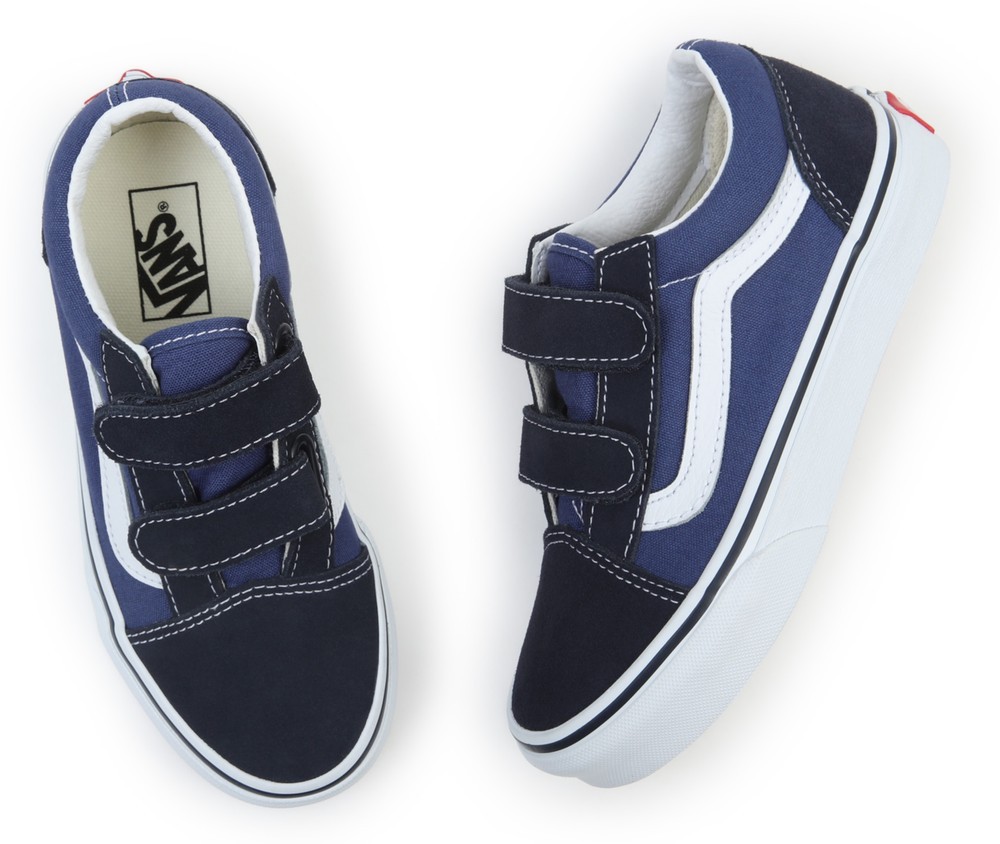 VansKinderLifestyleSneakerUyOldSkoolV000VHEVNNWDNavyTrueWhite-345