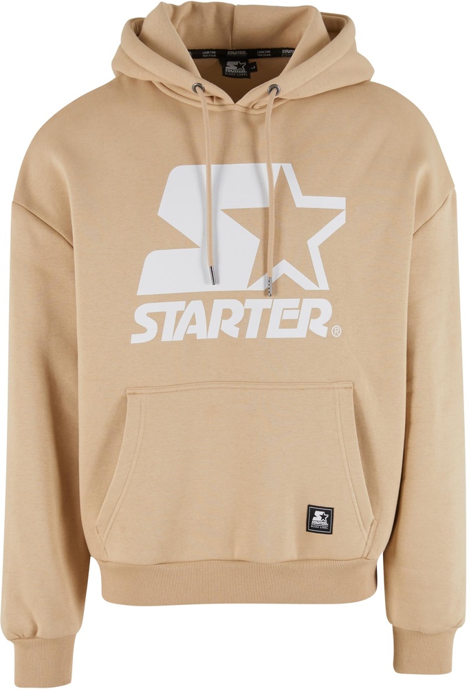StarterBlackLabelOversizedLogoHoodieST443Dustysand-L