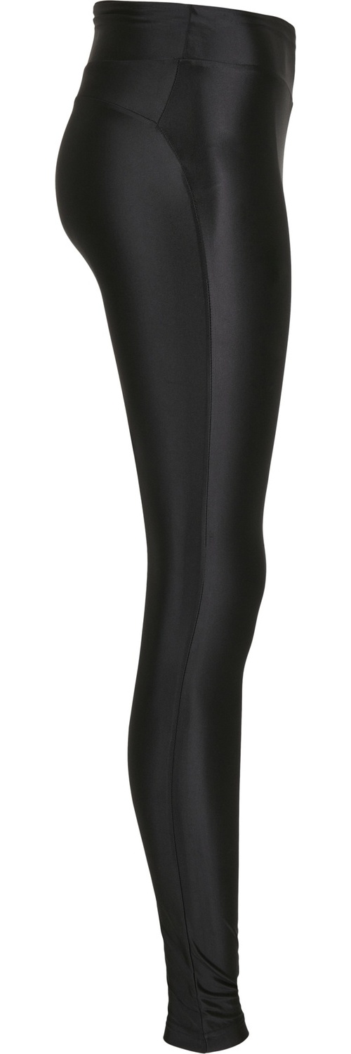 UrbanClassicsDamenLadiesHighwaistShinyMetalicLeggingsBlack