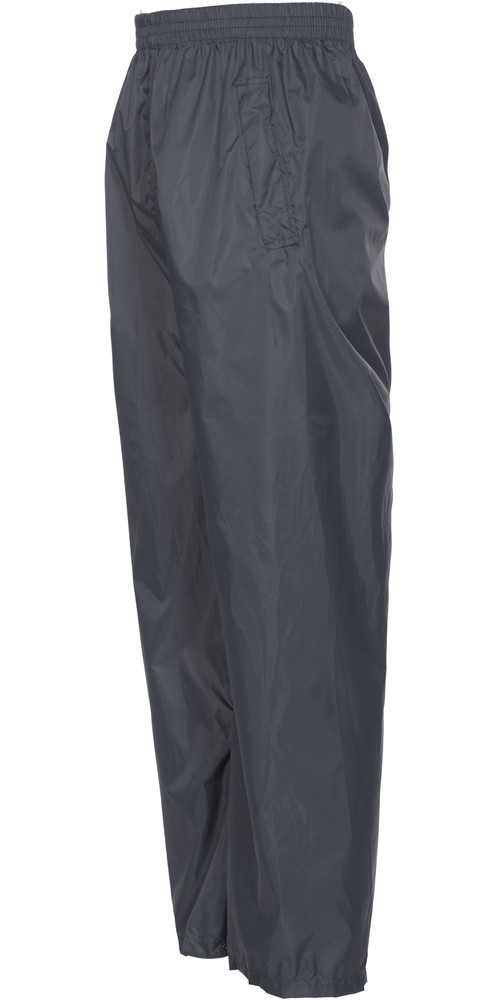 TrespassRegenhoseQikpacPant-UnisexPackawayTrousersTp75Black