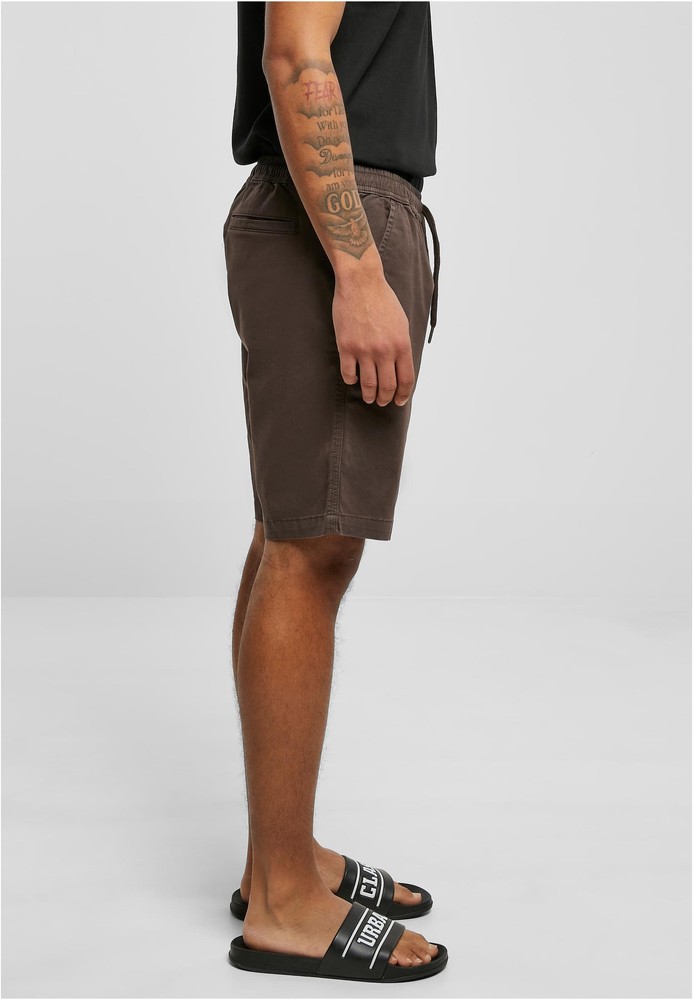 UrbanClassicsStretchTwillJoggshortsBrown-3XL