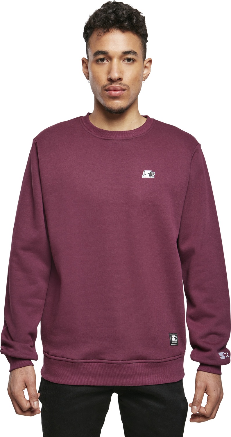 StarterBlackLabelHoodieSweatshirtEssentialCrewneckDarkviolet-L
