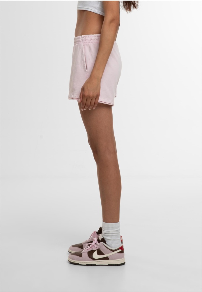 UrbanClassicsDamenT-ShirtLadiesWashedJerseyShortsTB7470Blushedrose-3XL