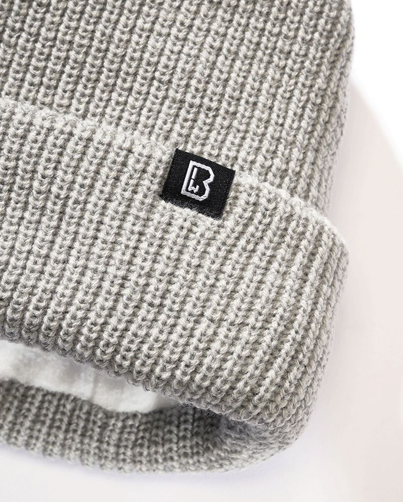 BranditReflectionBeanie7028HeatherGrey