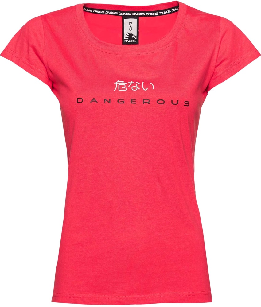DangerousDNGRSDamenLoudT-ShirtDLTS135PinkWhite-L