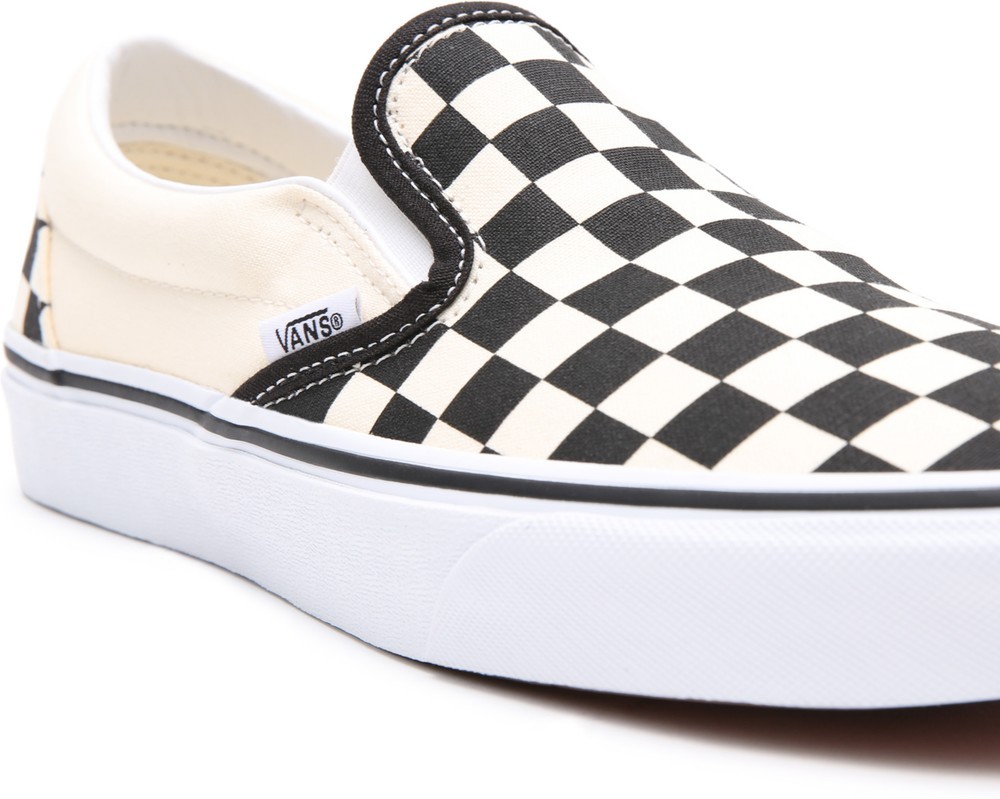 VansUnisexLifestyleClassicFTWSneakerUaClassicSlip-OnBlkWhtchckerboardWht-345