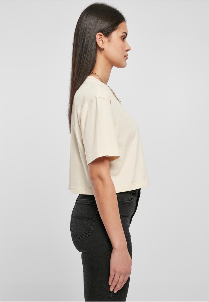 UrbanClassicsDamenT-ShirtLadiesShortOversizedTeeWhitesand-3XL