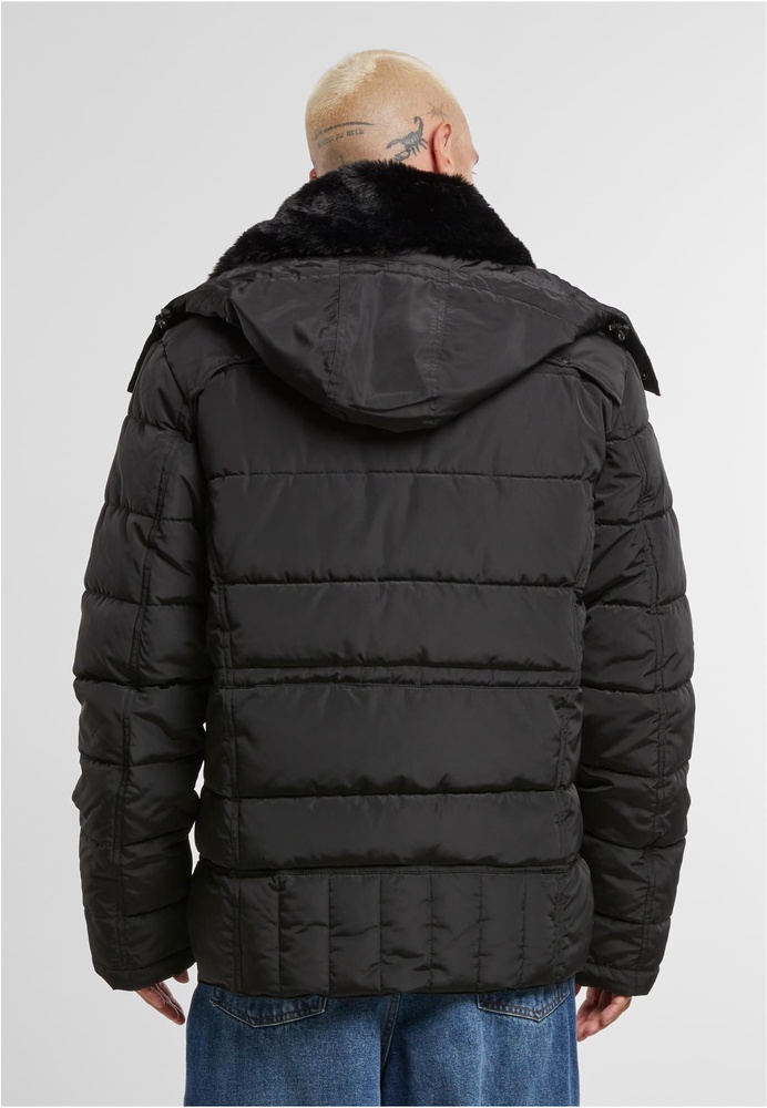 UrbanClassicsPufferJacketWithDetachableFurCollarTB7259
