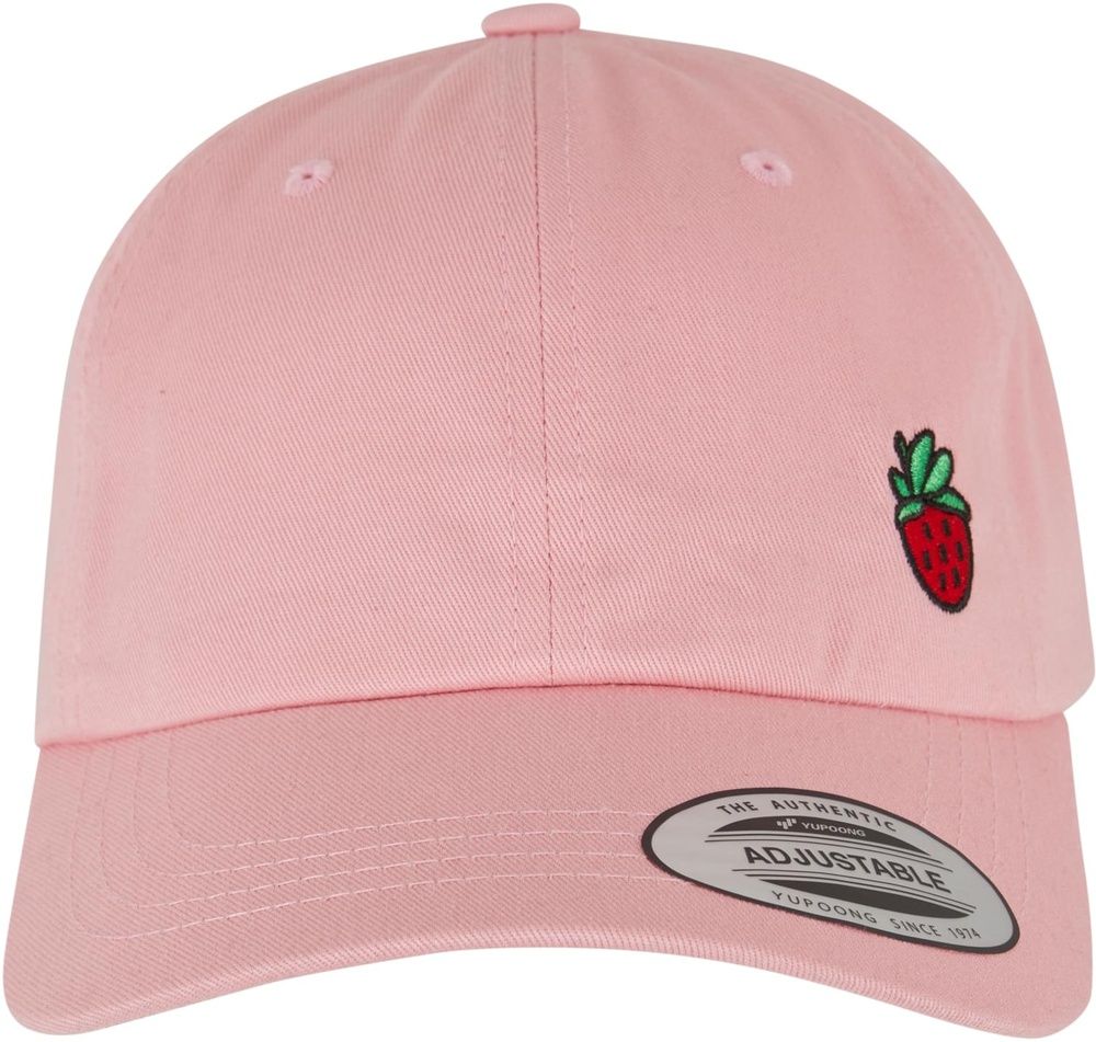 MissTeeStrawberryCottonTwillCapPinkMST286