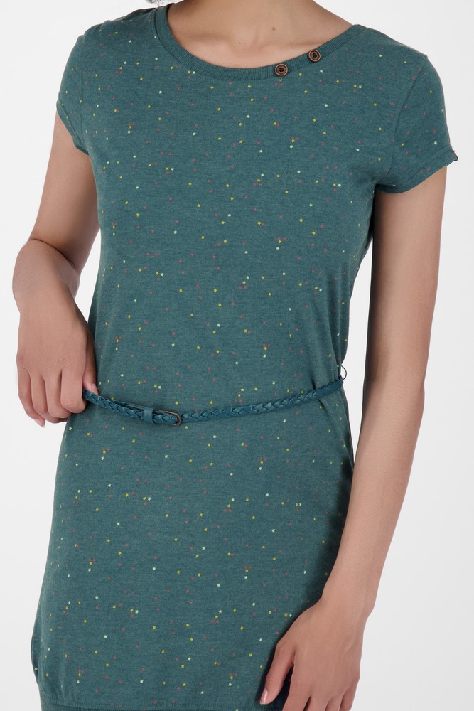 AlifeKickinDamenSommerkleidColetteAKBShirtDressForestMelange-2XL