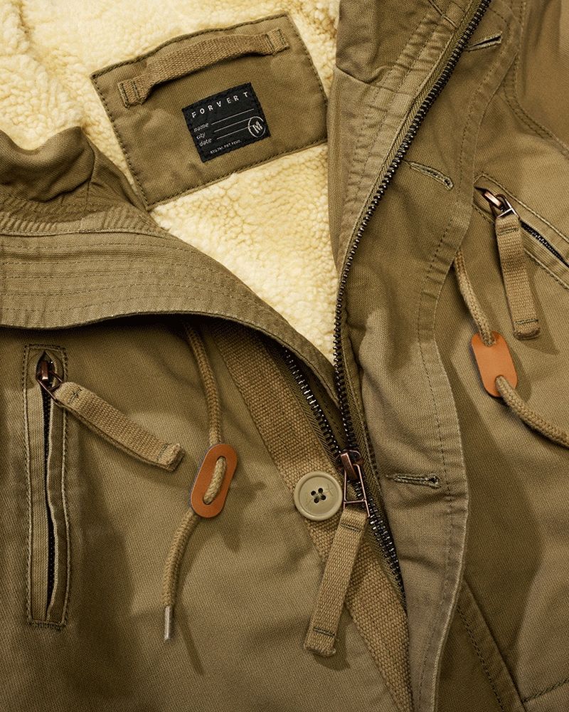 ForvertDamenParkaJackeForvertFissParkawomen9111Olive-XS