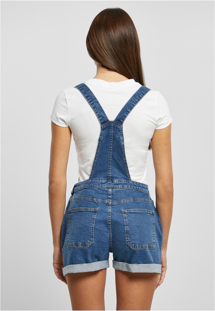 UrbanClassicsDamenLatzhoseLadiesOrganicShortDungaree