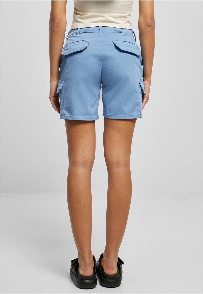 UrbanClassicsDamenLadiesHighWaistCargoShortsHorizonblue-26