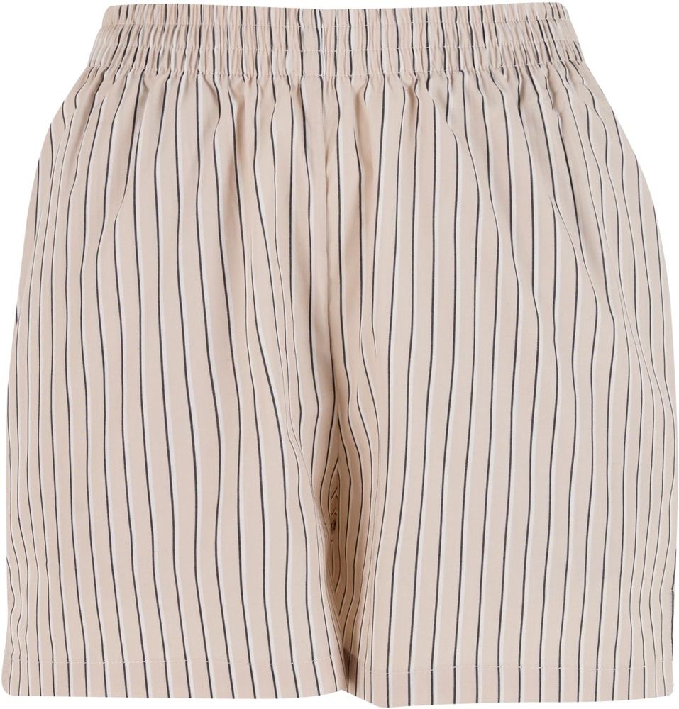 UrbanClassicsDamenLadiesStripedShortsTB6845CloudWhite-3XL