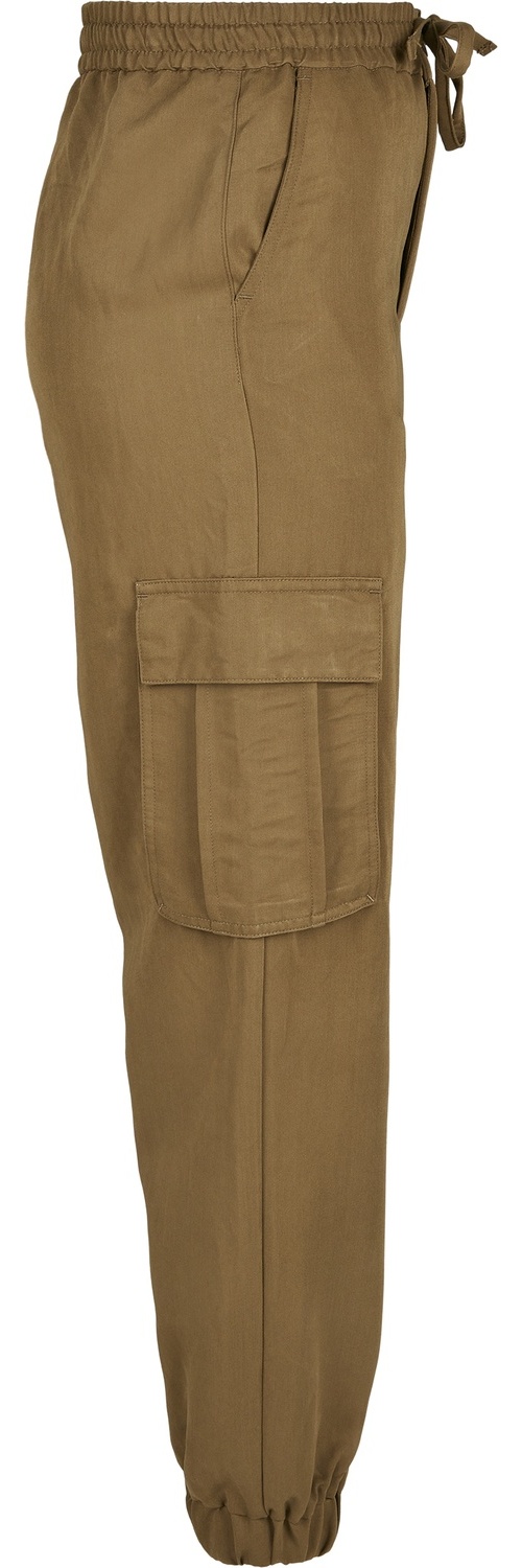 UrbanClassicsDamenHoseLadiesViscoseTwillCargoPantsSummerolive-L