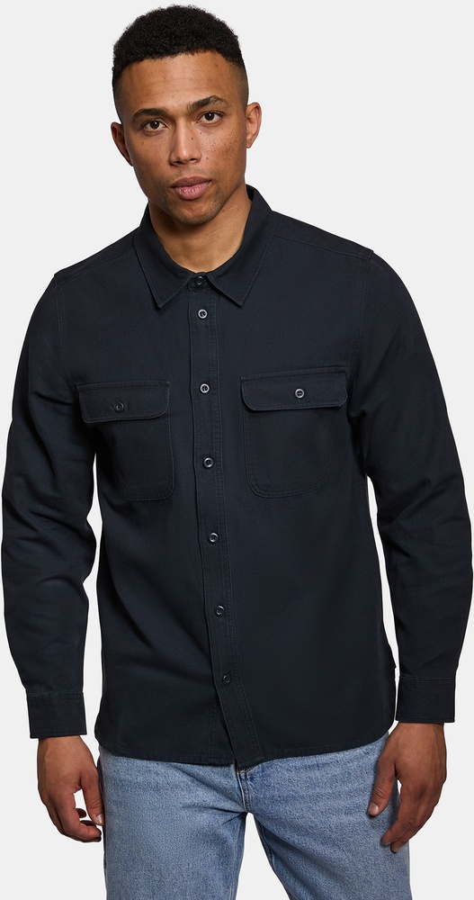 VintageIndustriesHemdBaronShirt3551Black-S