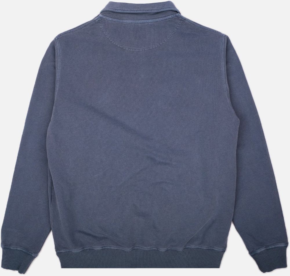 TrendsplantSweaterSauceLoopbackPigmentDyedQuarterZipSweaterFadedNavy