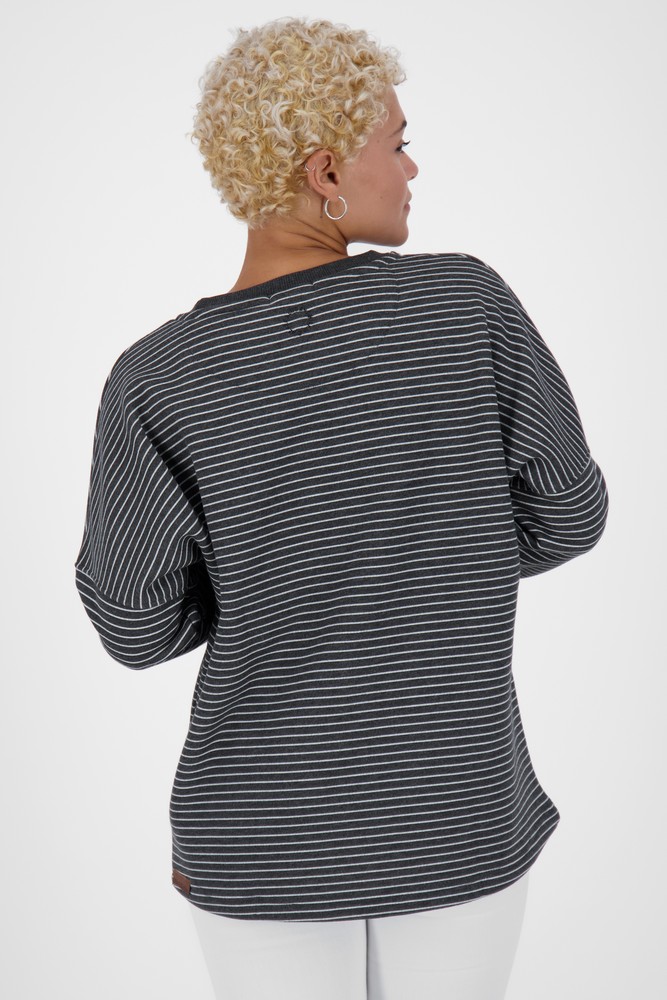 AlifeKickinDamenDeniseAKZSweatMoonlessMelange-2XL