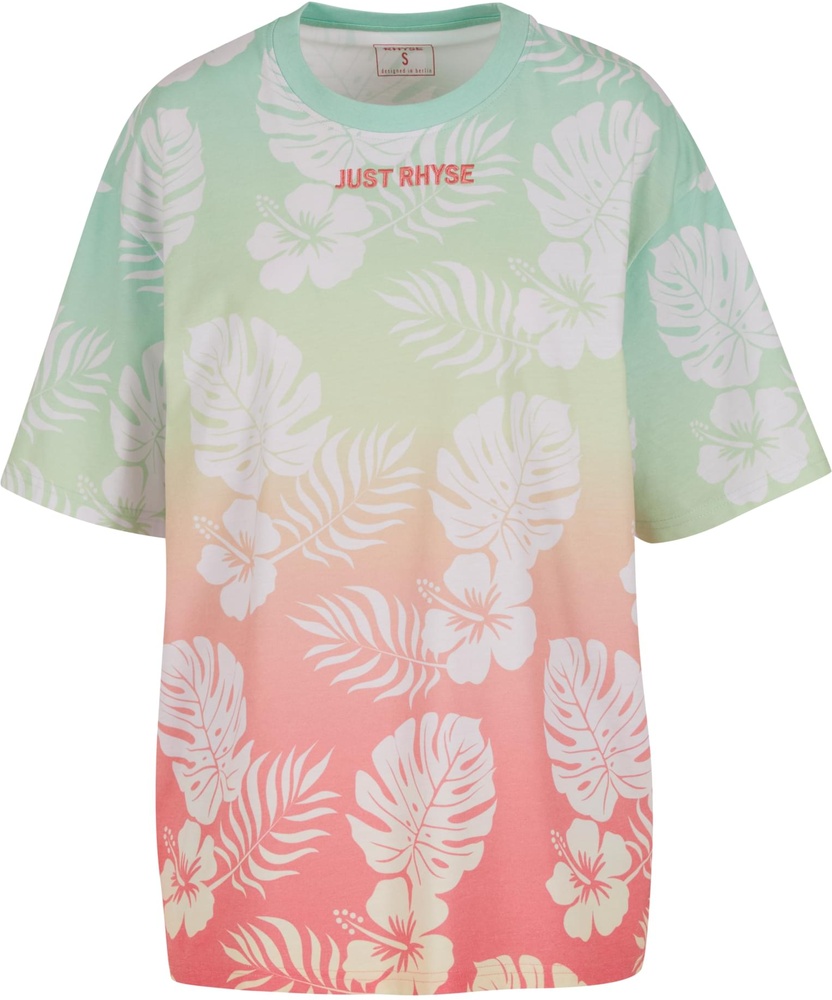 JustRhyseDamenHolidaysT-ShirtJLTS252CoralLime-3XL