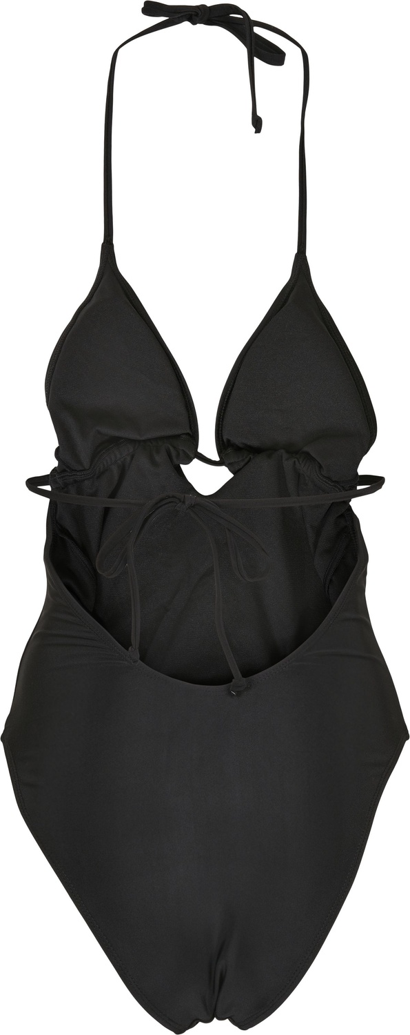 UrbanClassicsDamenBadeanzugLadiesRecycledTriangleSwimsuitBlack