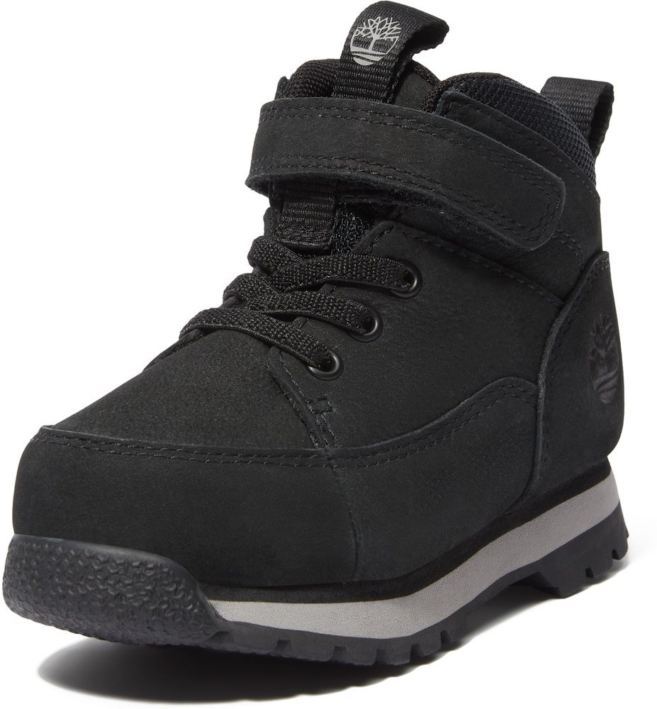 TimberlandKinderStiefelEuroRockMidHookLoopBoot0A6D86BlackNubuck-29