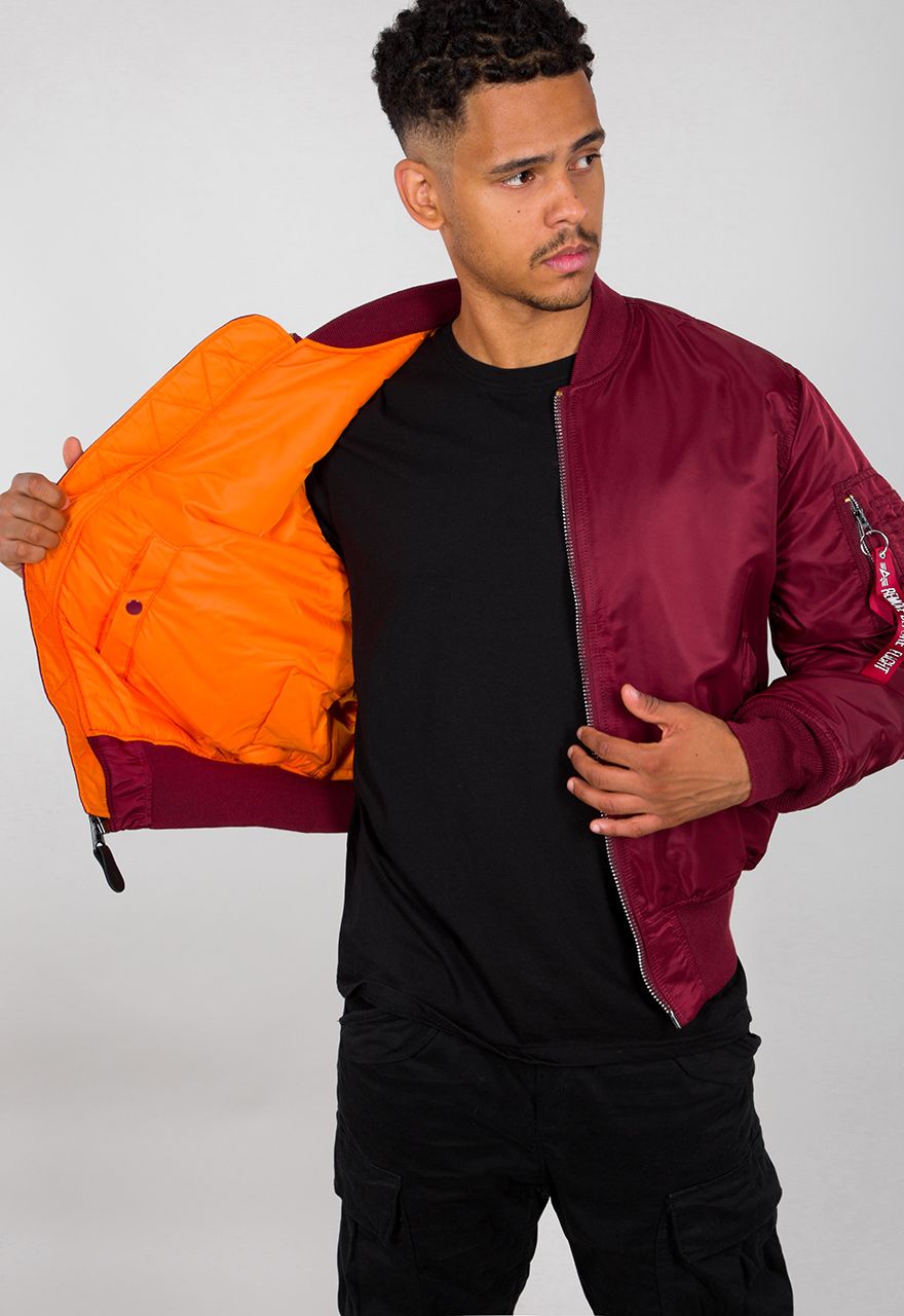 AlphaIndustriesMA-1JackeBurgundy-XXL