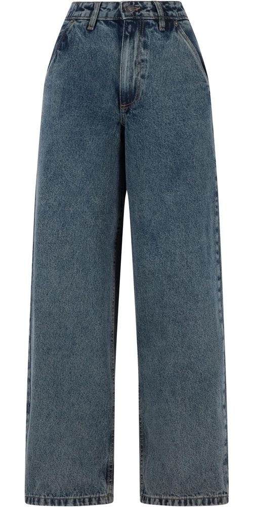 UrbanClassicsDamenLadiesTaperedBaggyJeansTB7099DirtyWashed-26