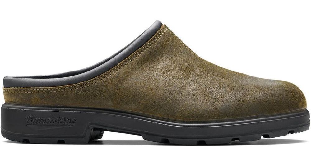BlundstoneChelseaBoots2423DarkOliveWaxedSuedeOriginalsClogsDarkOlive-3UK
