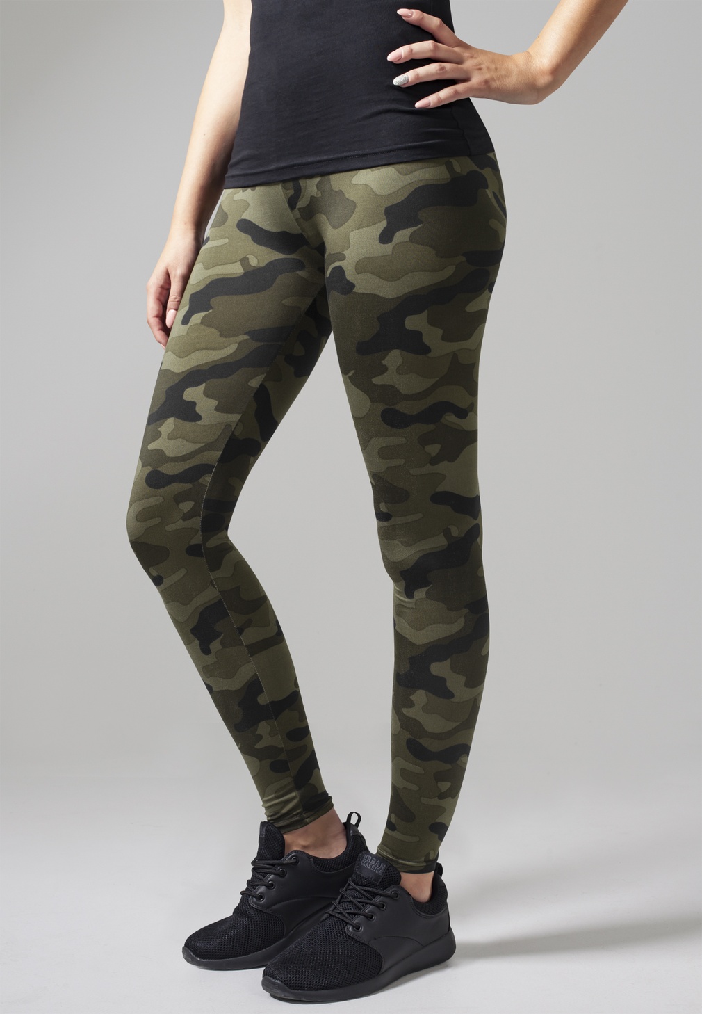 UrbanClassicsDamenLeggingsLadiesCamoLeggingsWoodCamouflage