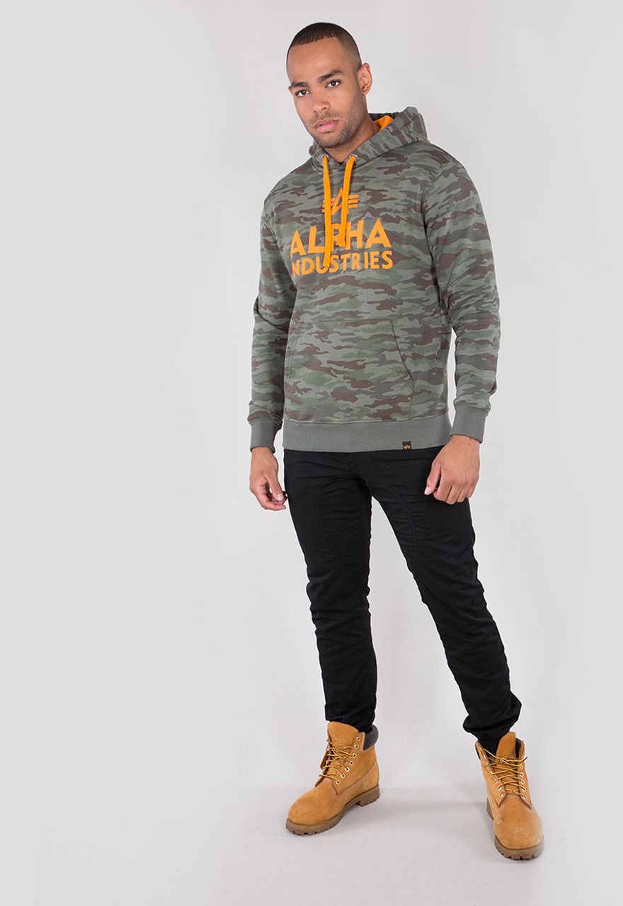AlphaIndustriesFoamPrintHoodyHoodiesSweatshirtsWoodl-Camo-XXL
