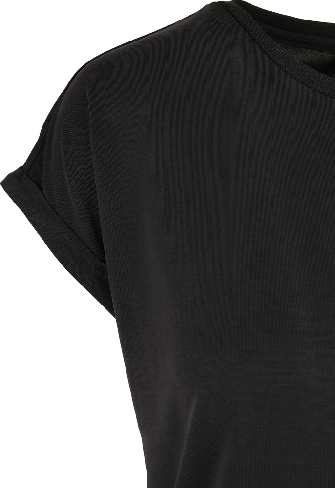 UrbanClassicsDamenT-ShirtLadiesModalExtendedShoulderTeeBlack-3XL