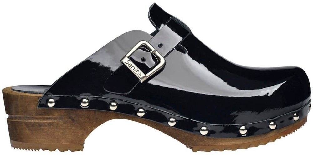 SanitaDamenClogsWood-KrislaOpen478005Black-35