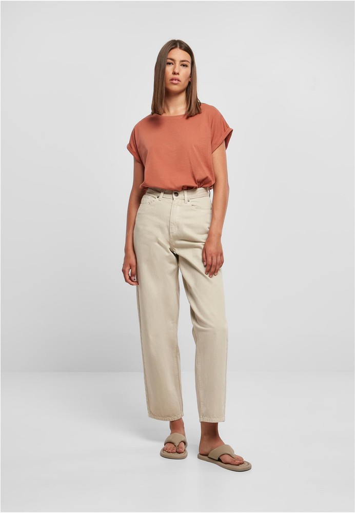 UrbanClassicsDamenT-ShirtLadiesExtendedShoulderTeeTerracotta-3XL