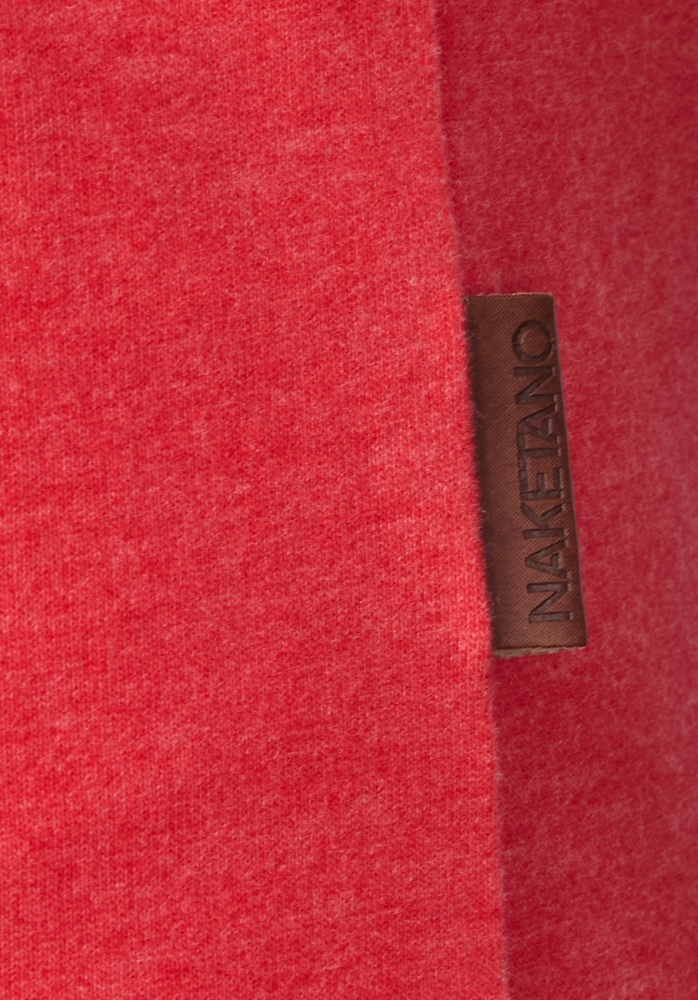 NaketanoDamenT-ShirtWolle1801-0002CherryRedMelange-XS