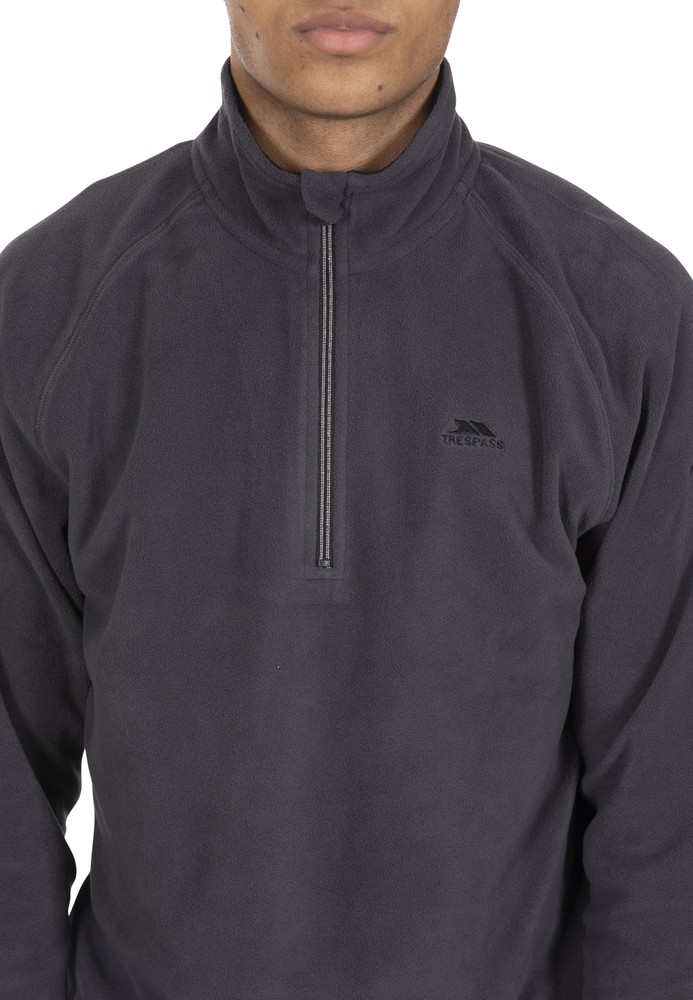TrespassFleecejackeFleecepulloverBlackford-MaleMicrofleeceAt100DarkGrey-L