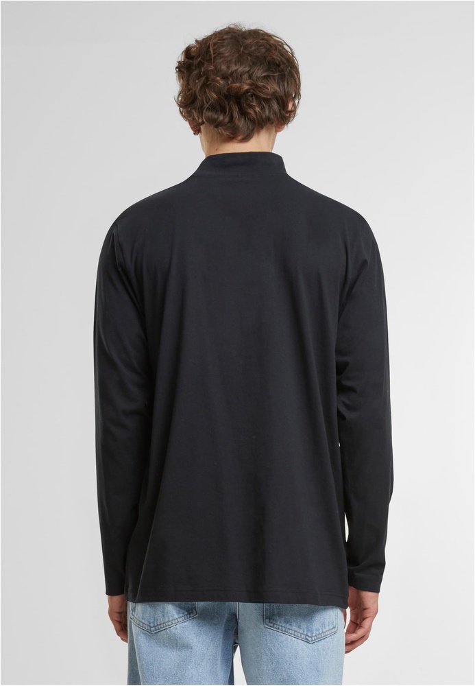 UrbanClassicsMockNeckLongsleeveTB6775Black-3XL