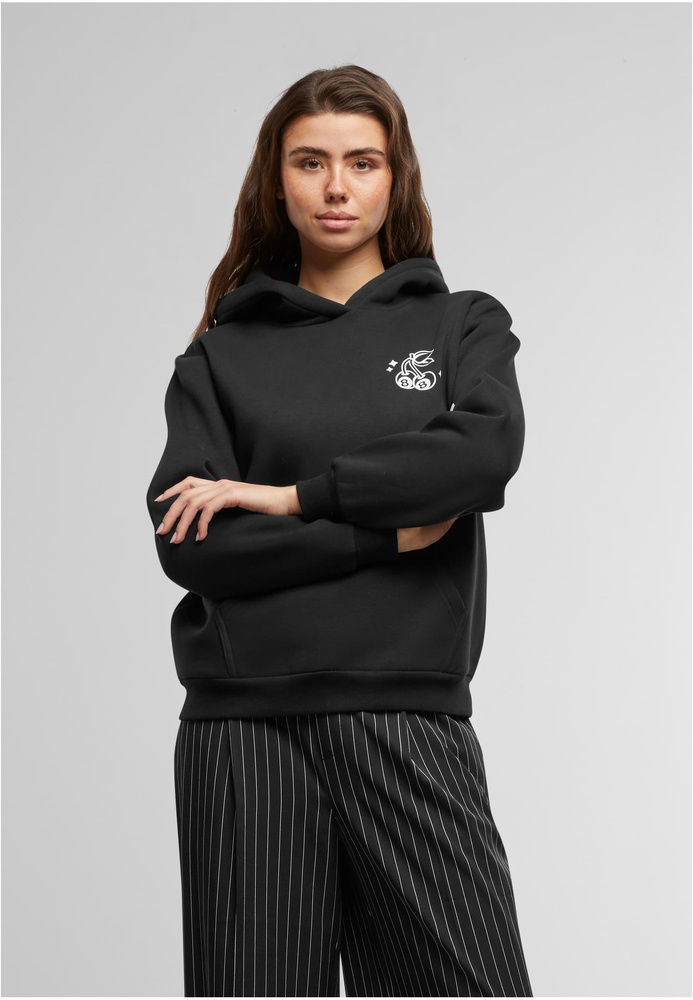 MisterTeeDamenLuckyCherryLadiesFluffyHoodyMST250