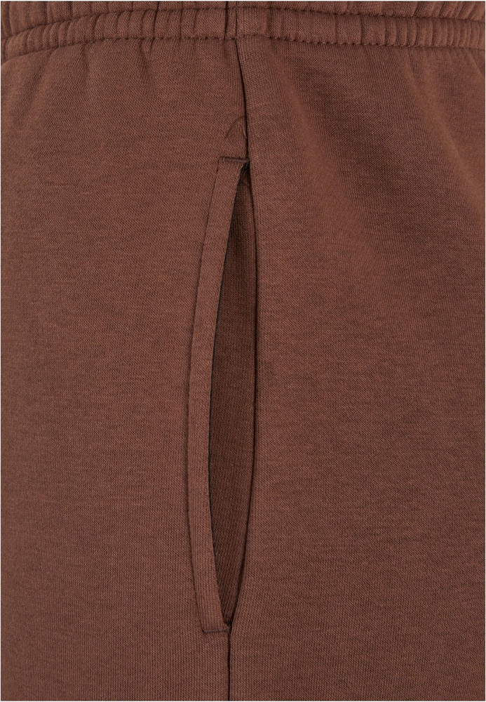 UrbanClassicsDamenLadiesFluffySweatpantsTB7107Chocolatebrown-3XL