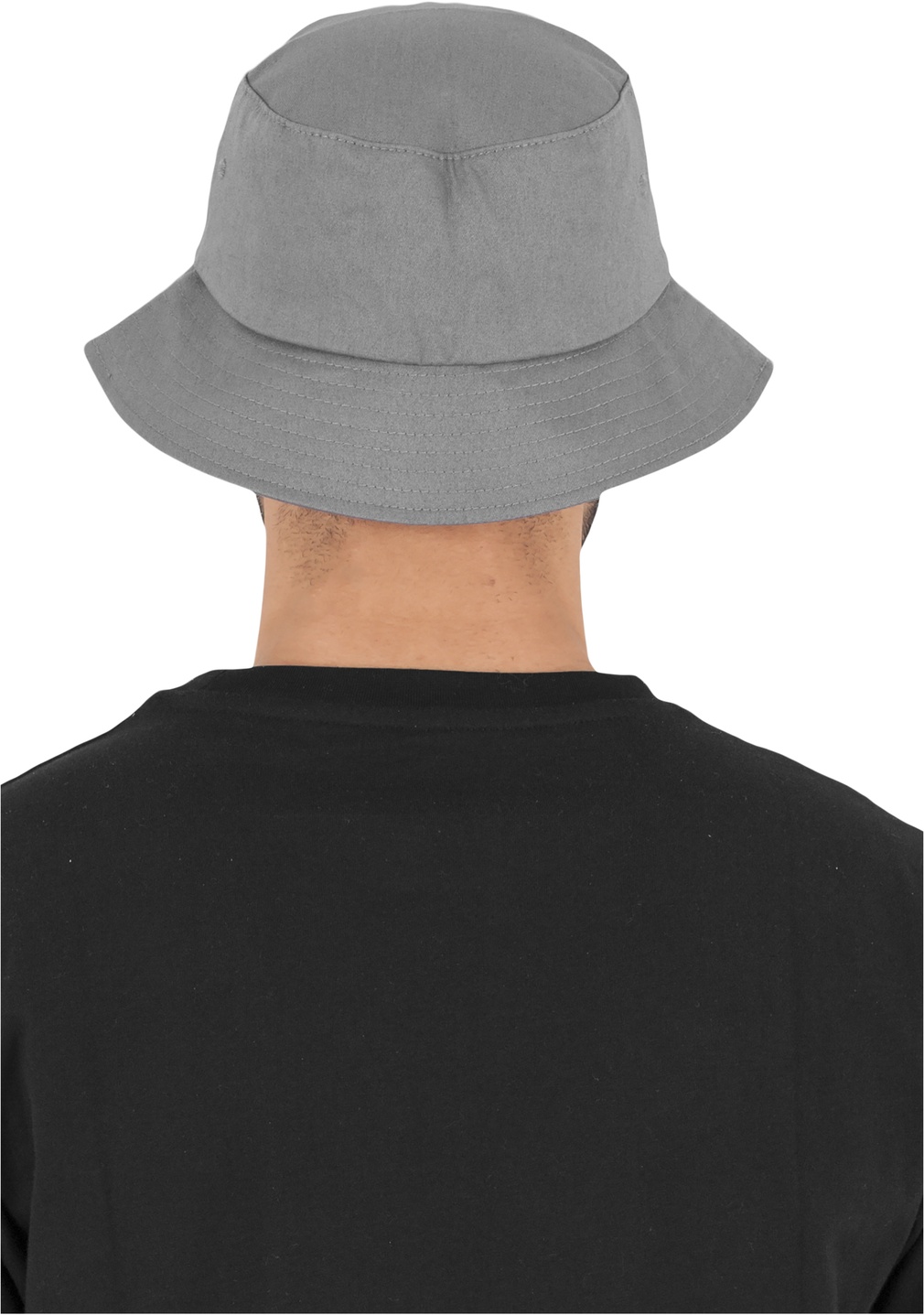 FlexfitCapCottonTwillBucketHatGrey