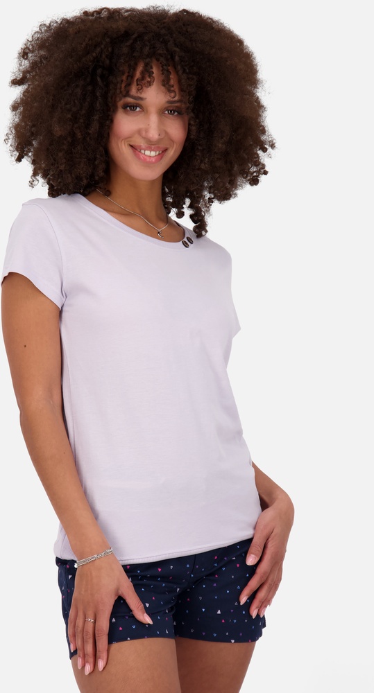 AlifeKickinDamenShirtkurzarmBundCocoAKA62006-2401GentleLavenderMelange-XS